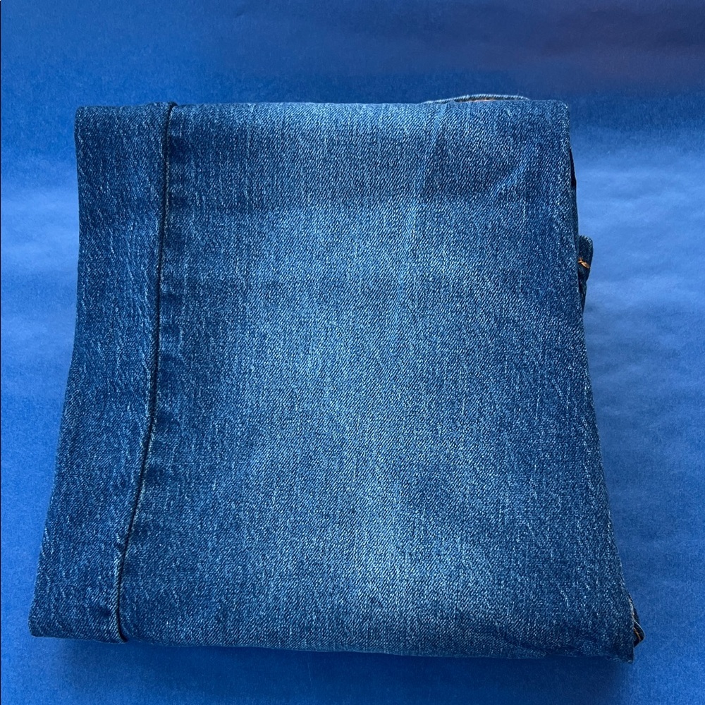 Levi's Blue Straight-Leg Denim Jeans, NWT, 30x29 - Picture 4 of 4